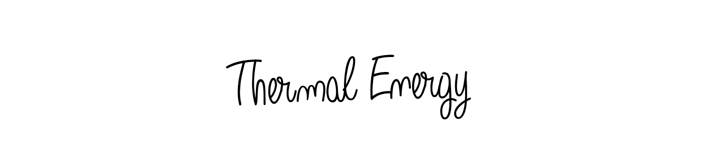 Best and Professional Signature Style for Thermal Energy. Angelique-Rose-font-FFP Best Signature Style Collection. Thermal Energy signature style 5 images and pictures png