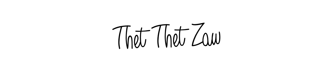 Make a beautiful signature design for name Thet Thet Zaw. Use this online signature maker to create a handwritten signature for free. Thet Thet Zaw signature style 5 images and pictures png