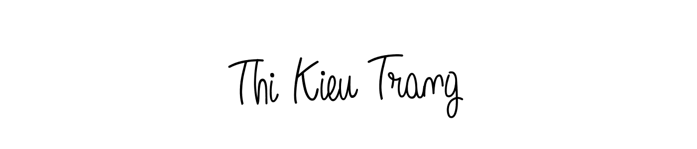 This is the best signature style for the Thi Kieu Trang name. Also you like these signature font (Angelique-Rose-font-FFP). Mix name signature. Thi Kieu Trang signature style 5 images and pictures png