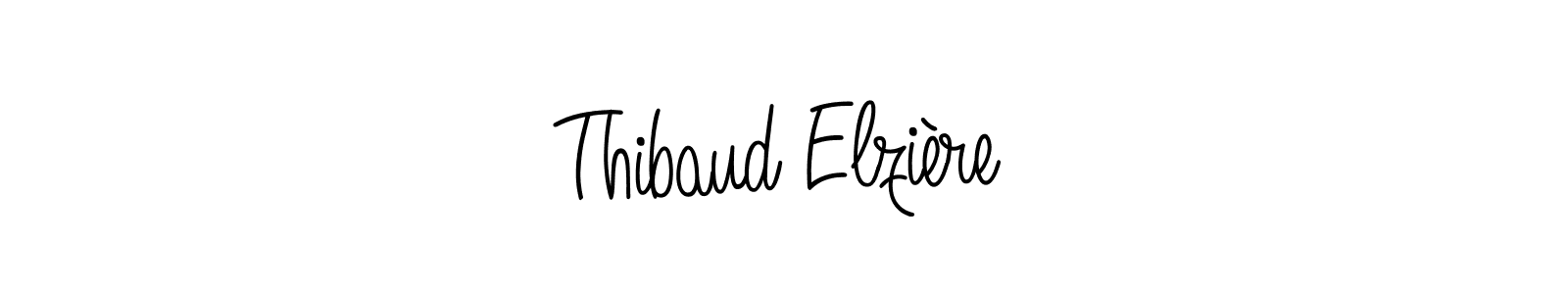 Thibaud Elzière stylish signature style. Best Handwritten Sign (Angelique-Rose-font-FFP) for my name. Handwritten Signature Collection Ideas for my name Thibaud Elzière. Thibaud Elzière signature style 5 images and pictures png