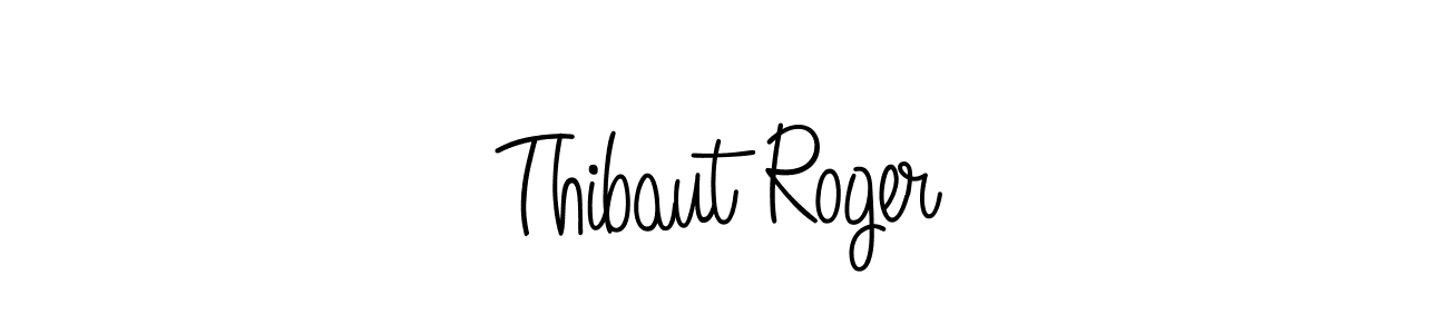 Create a beautiful signature design for name Thibaut Roger. With this signature (Angelique-Rose-font-FFP) fonts, you can make a handwritten signature for free. Thibaut Roger signature style 5 images and pictures png