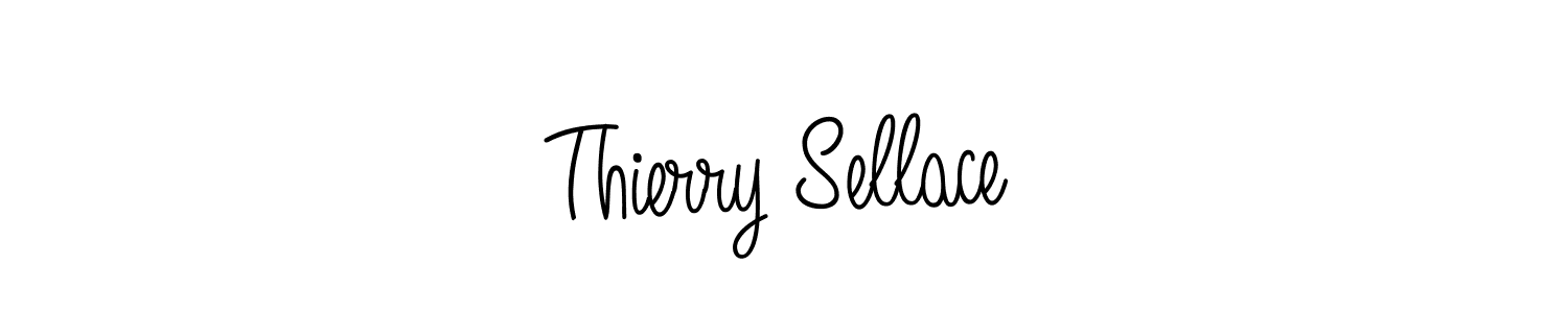 You should practise on your own different ways (Angelique-Rose-font-FFP) to write your name (Thierry Sellace) in signature. don't let someone else do it for you. Thierry Sellace signature style 5 images and pictures png