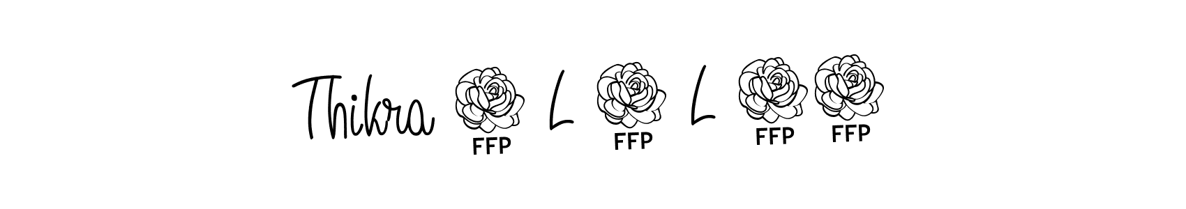 Design your own signature with our free online signature maker. With this signature software, you can create a handwritten (Angelique-Rose-font-FFP) signature for name Thikra 4 L 3 L 24. Thikra 4 L 3 L 24 signature style 5 images and pictures png