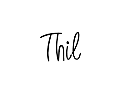 You should practise on your own different ways (Angelique-Rose-font-FFP) to write your name (Thil) in signature. don't let someone else do it for you. Thil signature style 5 images and pictures png