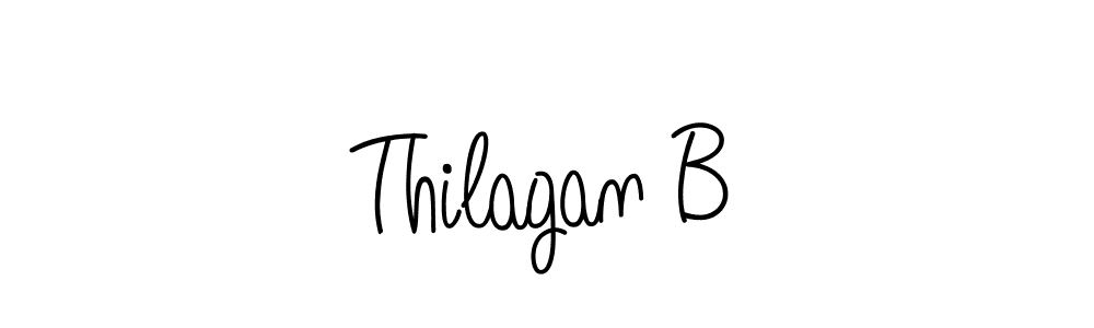 Make a beautiful signature design for name Thilagan B. Use this online signature maker to create a handwritten signature for free. Thilagan B signature style 5 images and pictures png