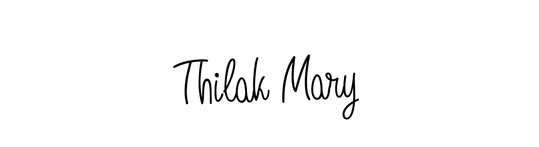 Create a beautiful signature design for name Thilak Mary. With this signature (Angelique-Rose-font-FFP) fonts, you can make a handwritten signature for free. Thilak Mary signature style 5 images and pictures png