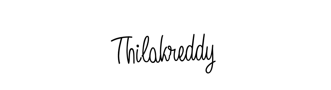 How to make Thilakreddy signature? Angelique-Rose-font-FFP is a professional autograph style. Create handwritten signature for Thilakreddy name. Thilakreddy signature style 5 images and pictures png