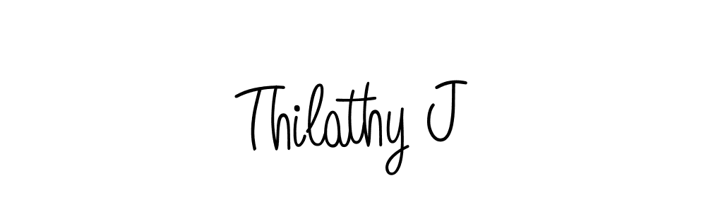 It looks lik you need a new signature style for name Thilathy J. Design unique handwritten (Angelique-Rose-font-FFP) signature with our free signature maker in just a few clicks. Thilathy J signature style 5 images and pictures png