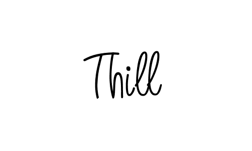 Make a beautiful signature design for name Thill. Use this online signature maker to create a handwritten signature for free. Thill signature style 5 images and pictures png