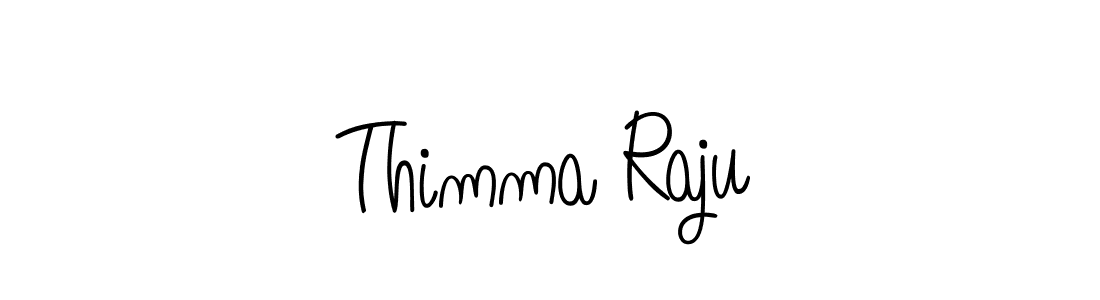 if you are searching for the best signature style for your name Thimma Raju. so please give up your signature search. here we have designed multiple signature styles  using Angelique-Rose-font-FFP. Thimma Raju signature style 5 images and pictures png