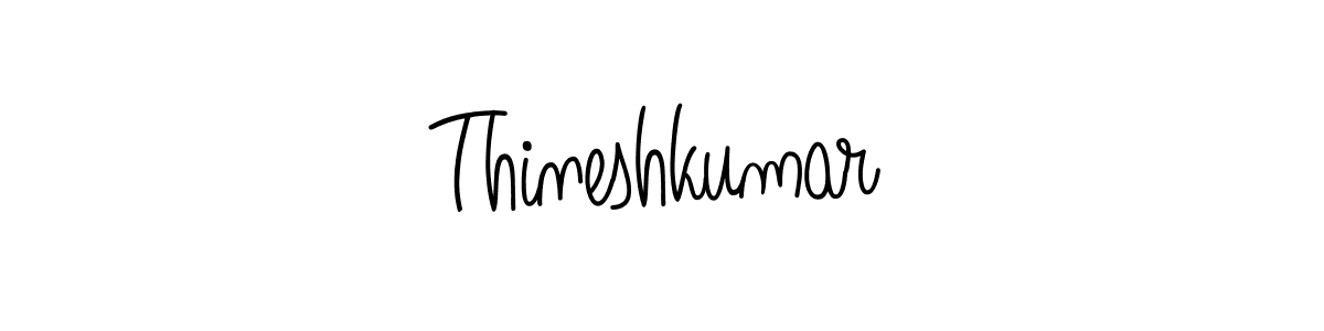 Also we have Thineshkumar name is the best signature style. Create professional handwritten signature collection using Angelique-Rose-font-FFP autograph style. Thineshkumar signature style 5 images and pictures png