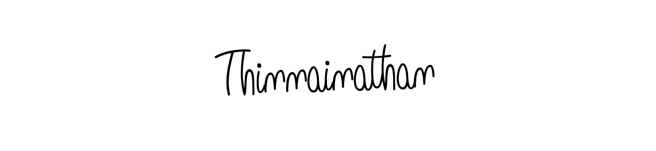 How to make Thinnainathan signature? Angelique-Rose-font-FFP is a professional autograph style. Create handwritten signature for Thinnainathan name. Thinnainathan signature style 5 images and pictures png