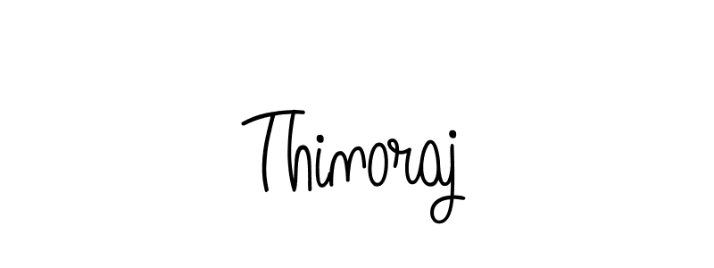 Design your own signature with our free online signature maker. With this signature software, you can create a handwritten (Angelique-Rose-font-FFP) signature for name Thinoraj. Thinoraj signature style 5 images and pictures png