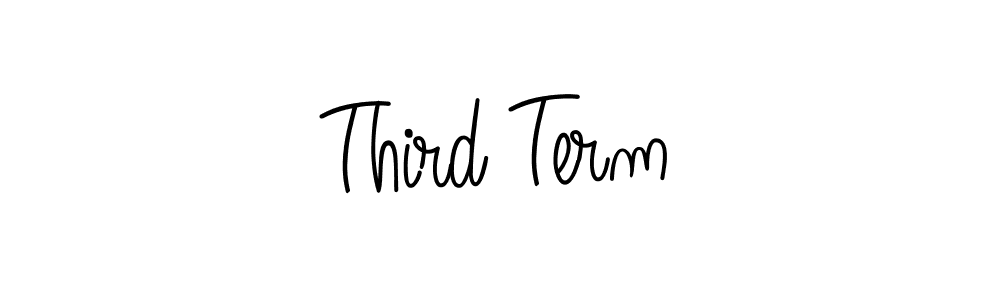Make a beautiful signature design for name Third Term. Use this online signature maker to create a handwritten signature for free. Third Term signature style 5 images and pictures png