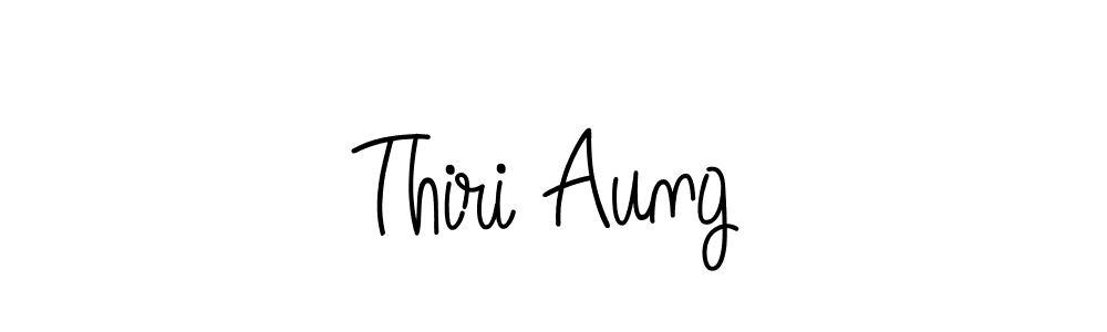 Make a short Thiri Aung signature style. Manage your documents anywhere anytime using Angelique-Rose-font-FFP. Create and add eSignatures, submit forms, share and send files easily. Thiri Aung signature style 5 images and pictures png