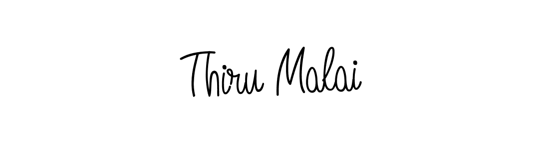 How to Draw Thiru Malai signature style? Angelique-Rose-font-FFP is a latest design signature styles for name Thiru Malai. Thiru Malai signature style 5 images and pictures png