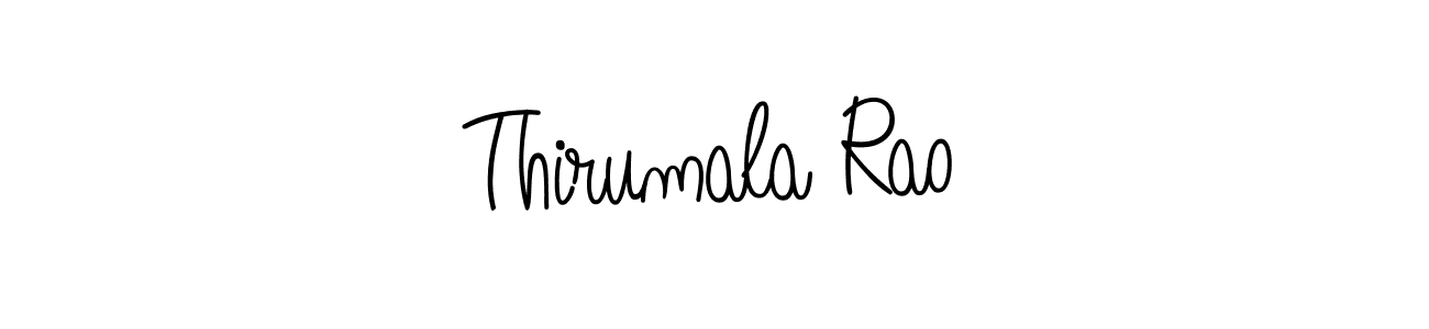 Thirumala Rao stylish signature style. Best Handwritten Sign (Angelique-Rose-font-FFP) for my name. Handwritten Signature Collection Ideas for my name Thirumala Rao. Thirumala Rao signature style 5 images and pictures png