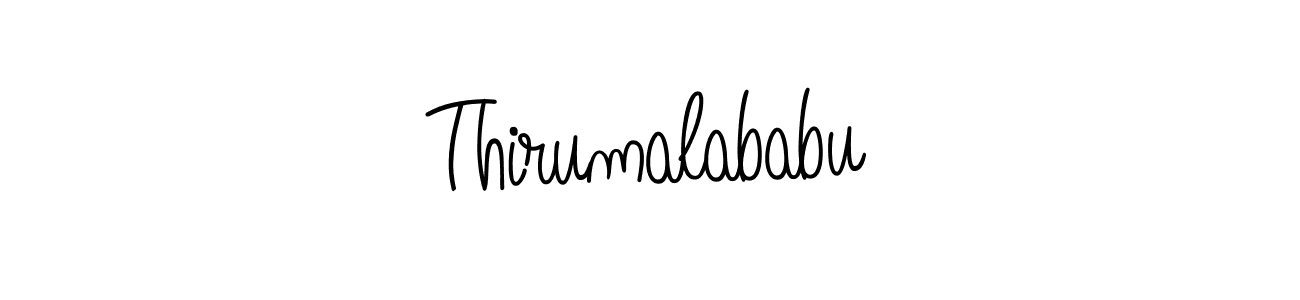 Create a beautiful signature design for name Thirumalababu. With this signature (Angelique-Rose-font-FFP) fonts, you can make a handwritten signature for free. Thirumalababu signature style 5 images and pictures png