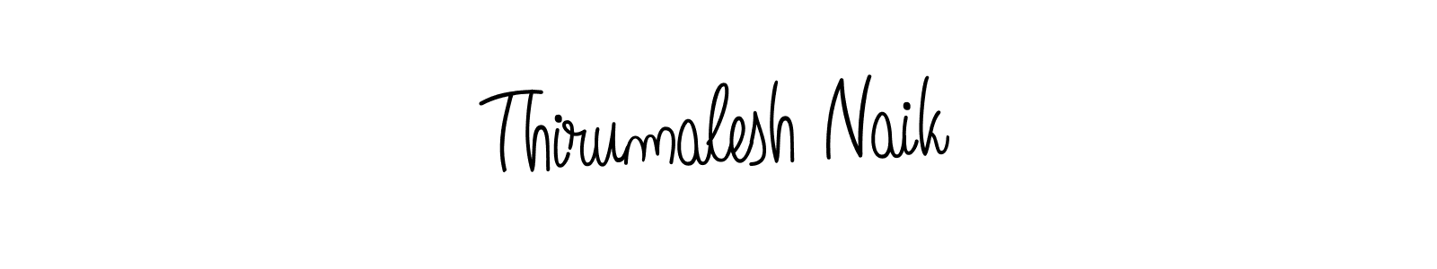 Design your own signature with our free online signature maker. With this signature software, you can create a handwritten (Angelique-Rose-font-FFP) signature for name Thirumalesh Naik. Thirumalesh Naik signature style 5 images and pictures png