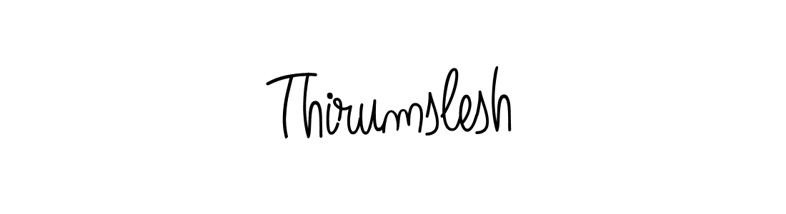 Also we have Thirumslesh name is the best signature style. Create professional handwritten signature collection using Angelique-Rose-font-FFP autograph style. Thirumslesh signature style 5 images and pictures png