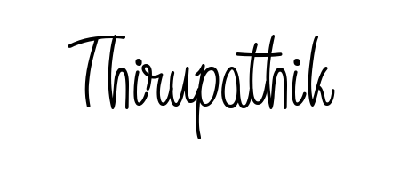 Design your own signature with our free online signature maker. With this signature software, you can create a handwritten (Angelique-Rose-font-FFP) signature for name Thirupathik. Thirupathik signature style 5 images and pictures png