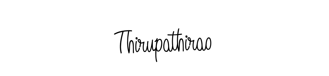 Make a beautiful signature design for name Thirupathirao. With this signature (Angelique-Rose-font-FFP) style, you can create a handwritten signature for free. Thirupathirao signature style 5 images and pictures png