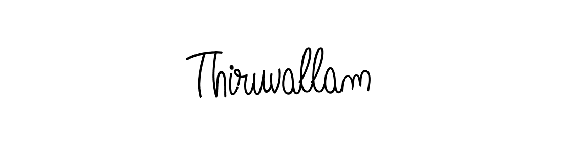 Design your own signature with our free online signature maker. With this signature software, you can create a handwritten (Angelique-Rose-font-FFP) signature for name Thiruvallam. Thiruvallam signature style 5 images and pictures png