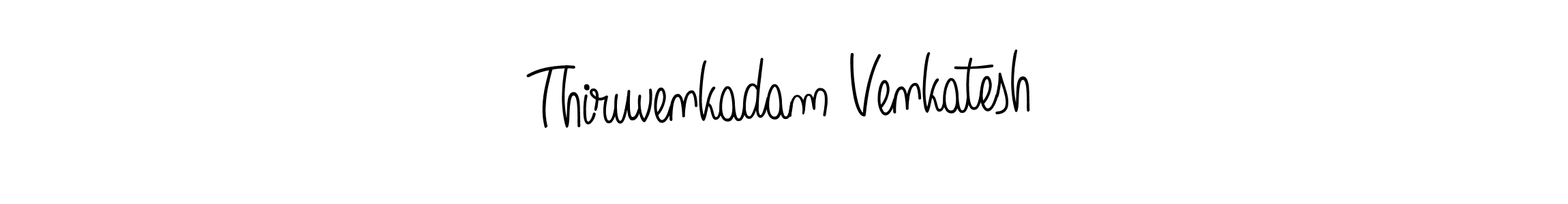 Design your own signature with our free online signature maker. With this signature software, you can create a handwritten (Angelique-Rose-font-FFP) signature for name Thiruvenkadam Venkatesh. Thiruvenkadam Venkatesh signature style 5 images and pictures png