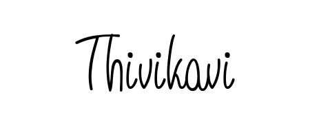 Master the art of signing with Thivikavi written in fluent Angelique-Rose-font-FFP script. A great template to practice and refine your handwriting. Thivikavi signature style 5 images and pictures png