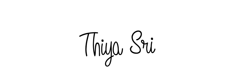 How to make Thiya Sri name signature. Use Angelique-Rose-font-FFP style for creating short signs online. This is the latest handwritten sign. Thiya Sri signature style 5 images and pictures png