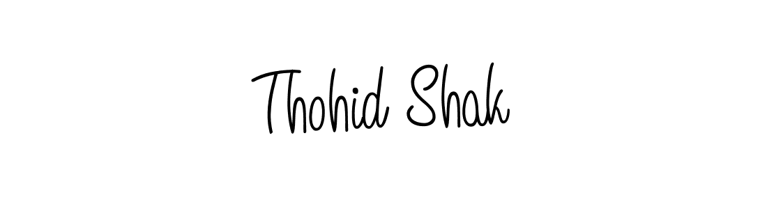 Create a beautiful signature design for name Thohid Shak. With this signature (Angelique-Rose-font-FFP) fonts, you can make a handwritten signature for free. Thohid Shak signature style 5 images and pictures png