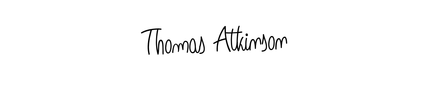 Use a signature maker to create a handwritten signature online. With this signature software, you can design (Angelique-Rose-font-FFP) your own signature for name Thomas Atkinson. Thomas Atkinson signature style 5 images and pictures png