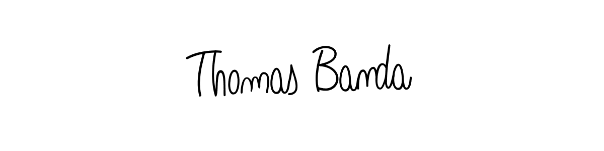 Here are the top 10 professional signature styles for the name Thomas Banda. These are the best autograph styles you can use for your name. Thomas Banda signature style 5 images and pictures png