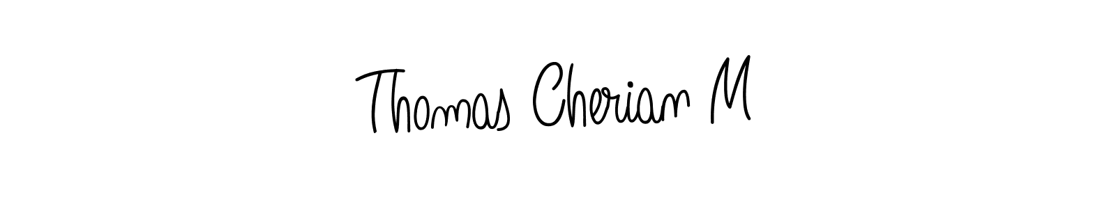 Also we have Thomas Cherian M name is the best signature style. Create professional handwritten signature collection using Angelique-Rose-font-FFP autograph style. Thomas Cherian M signature style 5 images and pictures png