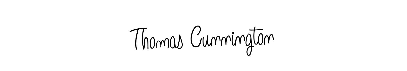 Design your own signature with our free online signature maker. With this signature software, you can create a handwritten (Angelique-Rose-font-FFP) signature for name Thomas Cunnington. Thomas Cunnington signature style 5 images and pictures png