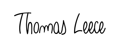 Discover the perfect balance of readability and style for Thomas Leece with Angelique-Rose-font-FFP font. Create your dream signature today. Thomas Leece signature style 5 images and pictures png