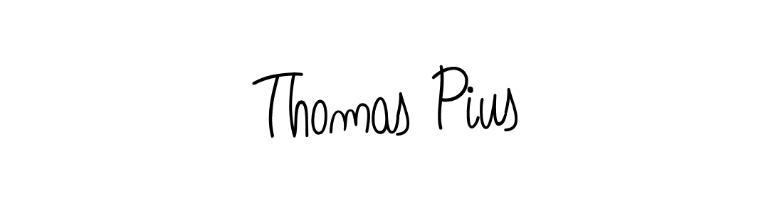 How to make Thomas Pius signature? Angelique-Rose-font-FFP is a professional autograph style. Create handwritten signature for Thomas Pius name. Thomas Pius signature style 5 images and pictures png