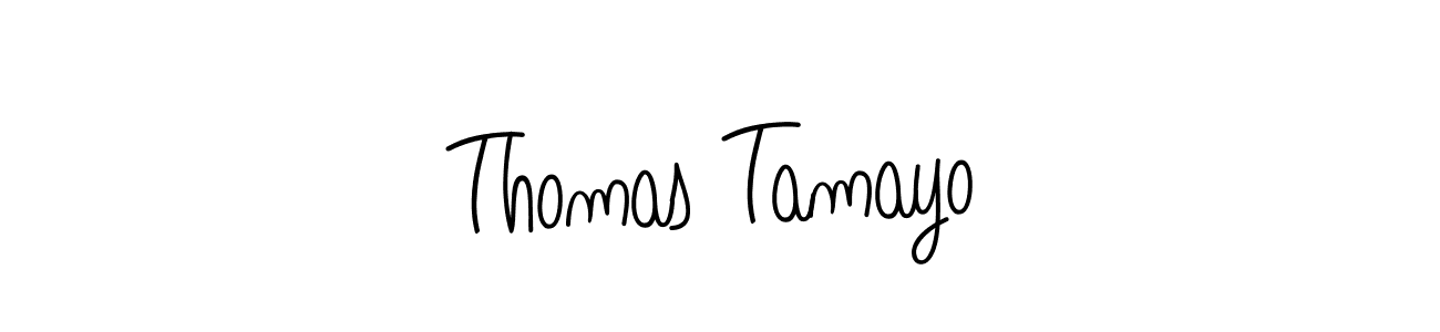 How to make Thomas Tamayo signature? Angelique-Rose-font-FFP is a professional autograph style. Create handwritten signature for Thomas Tamayo name. Thomas Tamayo signature style 5 images and pictures png