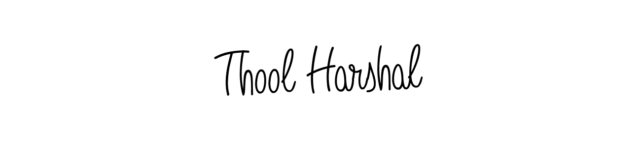 Once you've used our free online signature maker to create your best signature Angelique-Rose-font-FFP style, it's time to enjoy all of the benefits that Thool Harshal name signing documents. Thool Harshal signature style 5 images and pictures png