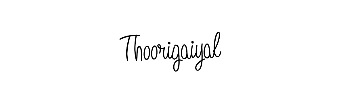 Design your own signature with our free online signature maker. With this signature software, you can create a handwritten (Angelique-Rose-font-FFP) signature for name Thoorigaiyal. Thoorigaiyal signature style 5 images and pictures png