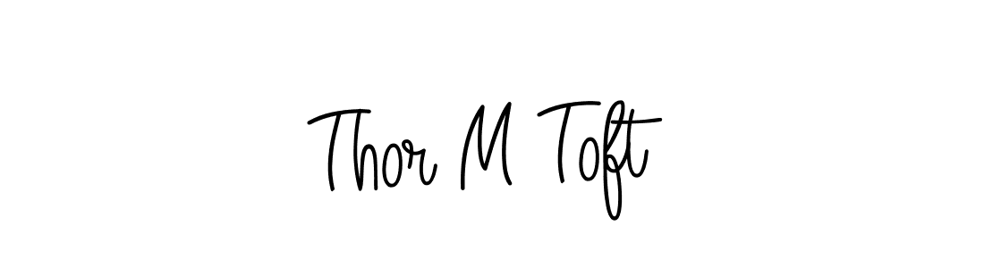 The best way (Angelique-Rose-font-FFP) to make a short signature is to pick only two or three words in your name. The name Thor M Toft include a total of six letters. For converting this name. Thor M Toft signature style 5 images and pictures png