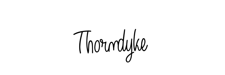 How to Draw Thorndyke signature style? Angelique-Rose-font-FFP is a latest design signature styles for name Thorndyke. Thorndyke signature style 5 images and pictures png