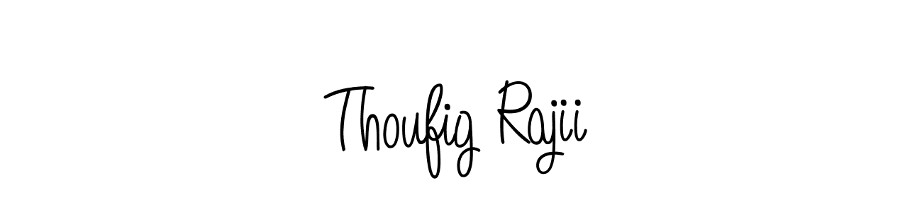 Also You can easily find your signature by using the search form. We will create Thoufig Rajii name handwritten signature images for you free of cost using Angelique-Rose-font-FFP sign style. Thoufig Rajii signature style 5 images and pictures png