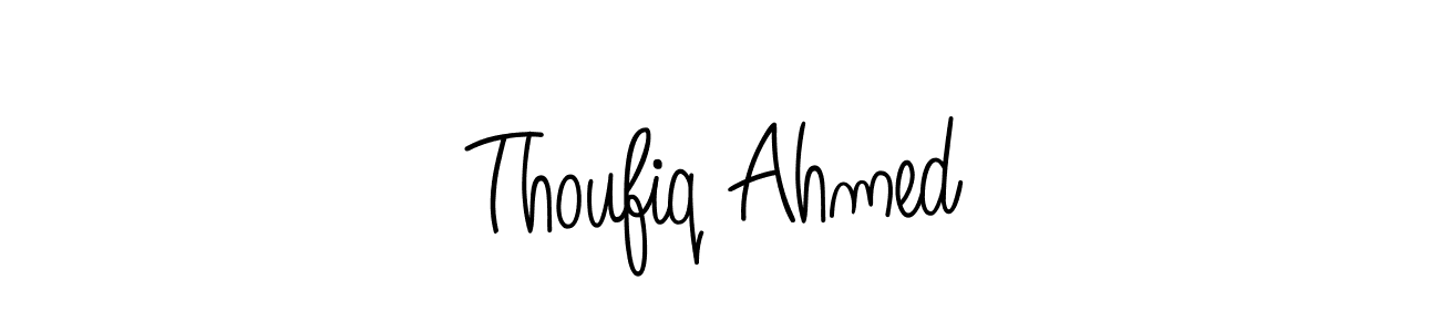 Best and Professional Signature Style for Thoufiq Ahmed. Angelique-Rose-font-FFP Best Signature Style Collection. Thoufiq Ahmed signature style 5 images and pictures png
