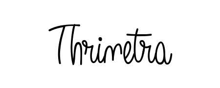 Master the art of signing with Thrinetra written in fluent Angelique-Rose-font-FFP script. A great template to practice and refine your handwriting. Thrinetra signature style 5 images and pictures png