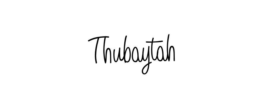 Make a beautiful signature design for name Thubaytah. Use this online signature maker to create a handwritten signature for free. Thubaytah signature style 5 images and pictures png