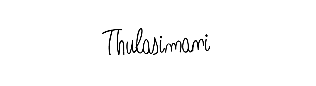 The best way (Angelique-Rose-font-FFP) to make a short signature is to pick only two or three words in your name. The name Thulasimani include a total of six letters. For converting this name. Thulasimani signature style 5 images and pictures png