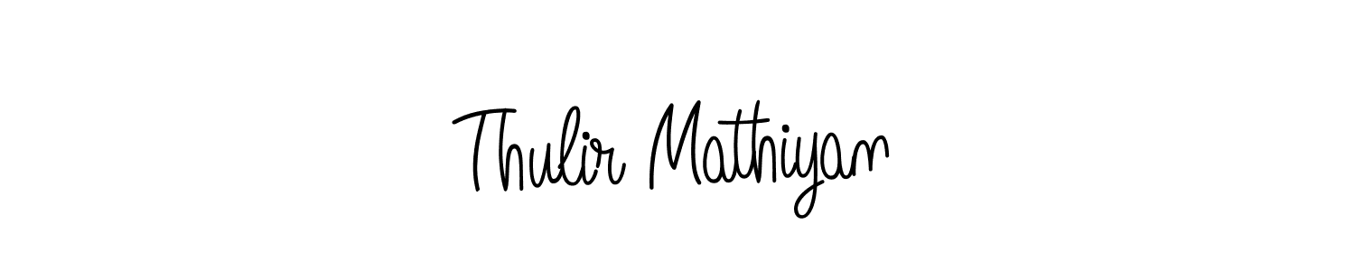 if you are searching for the best signature style for your name Thulir Mathiyan. so please give up your signature search. here we have designed multiple signature styles  using Angelique-Rose-font-FFP. Thulir Mathiyan signature style 5 images and pictures png