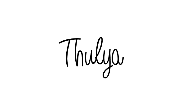 if you are searching for the best signature style for your name Thulya. so please give up your signature search. here we have designed multiple signature styles  using Angelique-Rose-font-FFP. Thulya signature style 5 images and pictures png