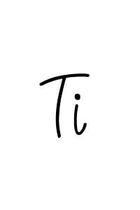 Design your own signature with our free online signature maker. With this signature software, you can create a handwritten (Angelique-Rose-font-FFP) signature for name Ti. Ti signature style 5 images and pictures png